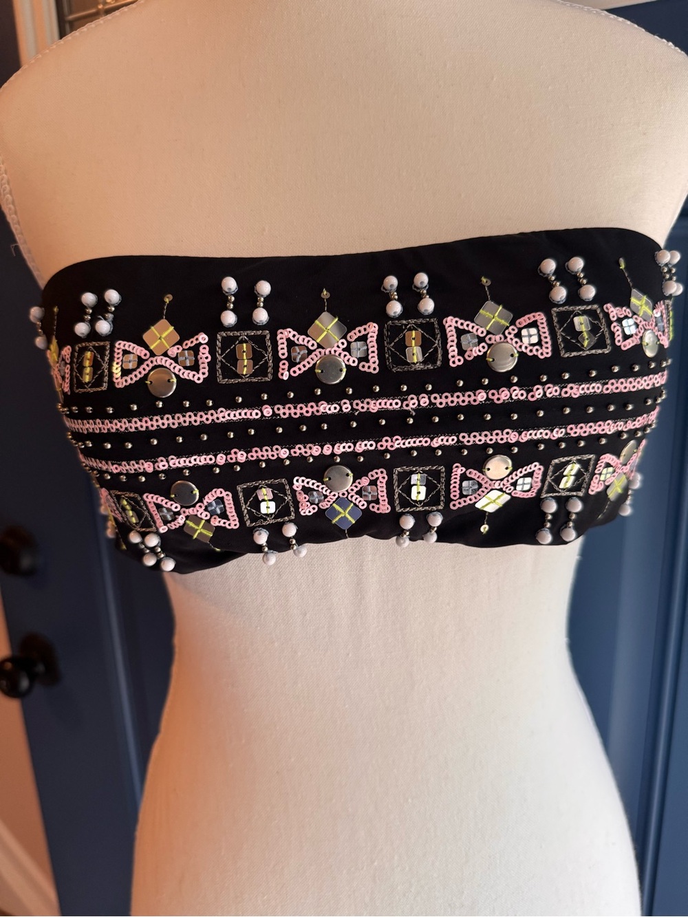 Victoria's Secret Embellished Strapless Top